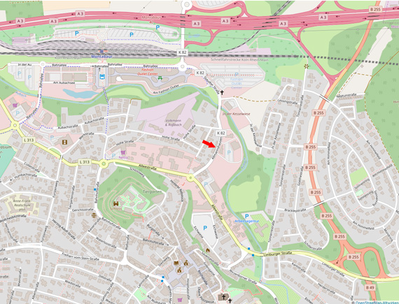 Allmannshausen (Quelle: OpenStreetMap) Allmannshausen (Quelle: OpenStreetMap)