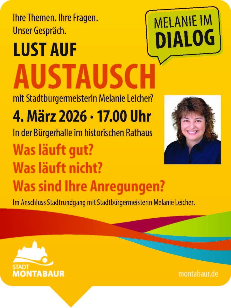 Anzeige Bürgerdialog mit Stadtbürgermeisterin Frau Leicher