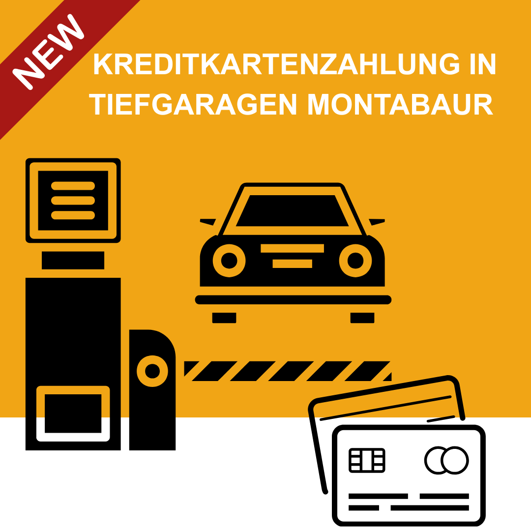 Tiefgarage Kreditkarte Symbol