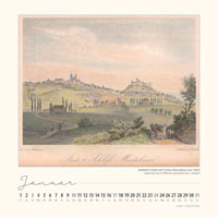 Stahlstich Stadt und Schloss Montabaur (um 1850)