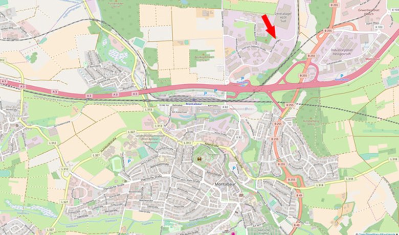 Am Alten Galgen (Quelle: OpenStreetMap)