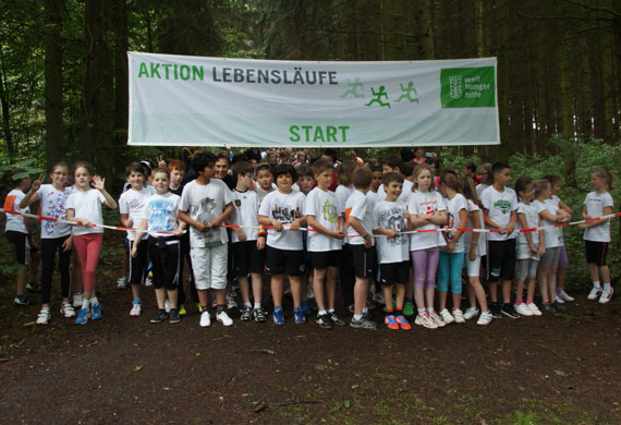 Joseph-Kehrein-Schule läuft für  „WELTHUNGERHILFE“-Projekt „Gegen Kinderarbeit"