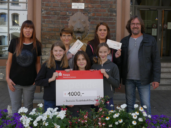 1.000 € für die Kinderkrebshilfe Bonn