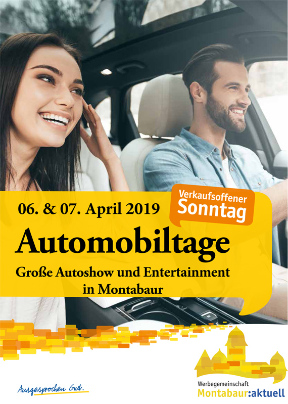 Automobiltage in Montabaur! 6. und 7. April 2019 mit verkaufsoffenem Sonntag