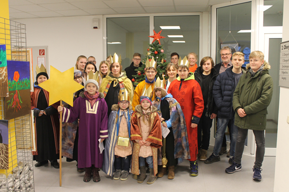 Die Sternsinger im Rathaus der Stadt Montabaur