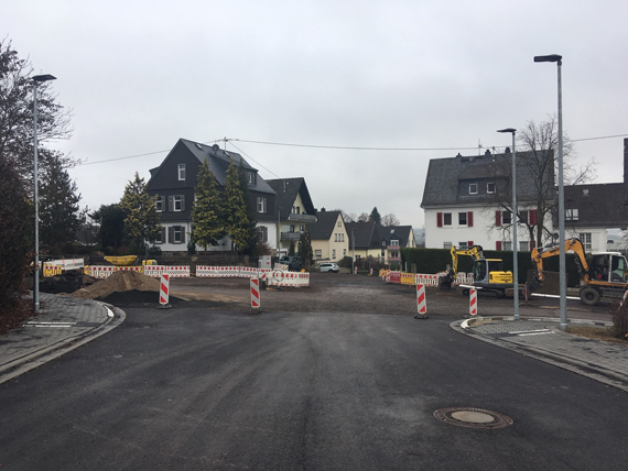 In Montabaur geht die Baustelle am Kreisel Fürstenweg bis voraussichtlich 11. Januar in die Winterpause.