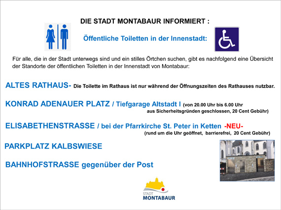 Toiletten in Montabaur