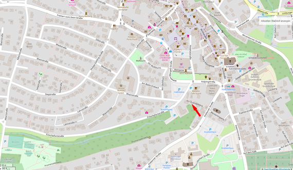 Am Quendelberg (Quelle: OpenStreetMap)