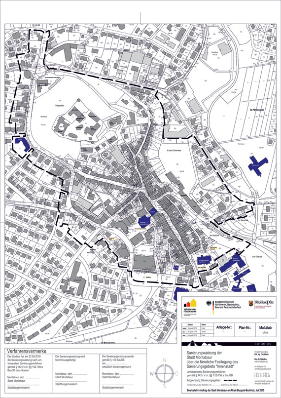 Lageplan Sanierungsgebiet